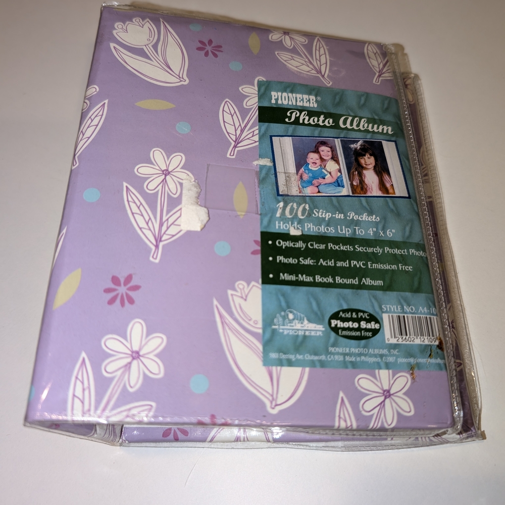 Pioneer Purple Floral Photo Album